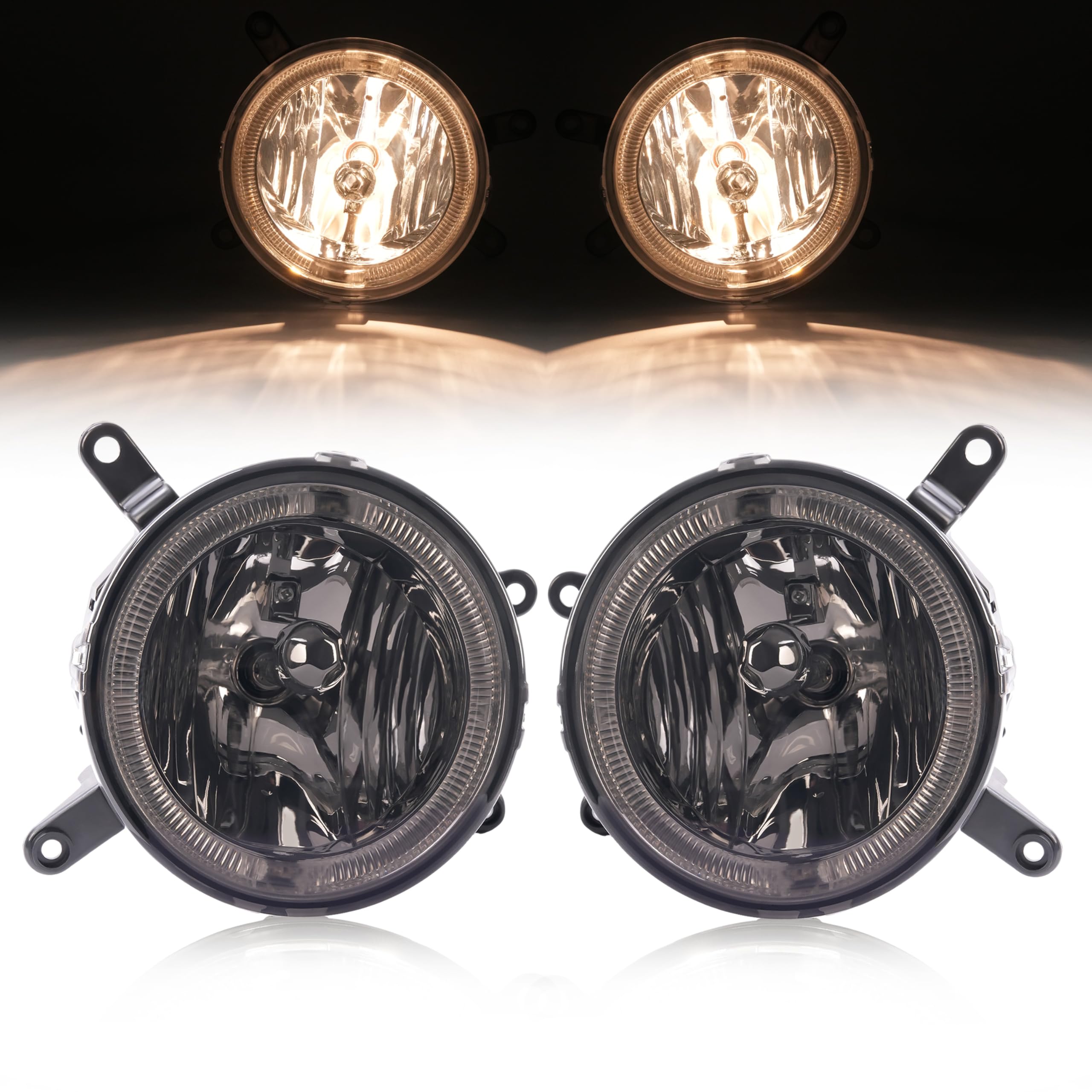 Amazon.com: HECASA Pair Fog Light Compatible with 2005-2009 Ford